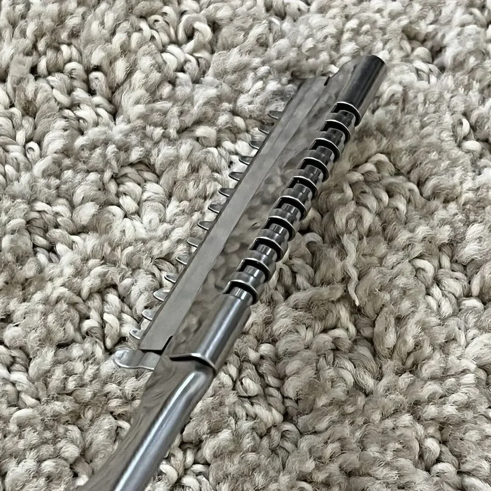Vintage H & H Co Hair Shaper Razor Stainless Steel Straight Razor Personna Blade